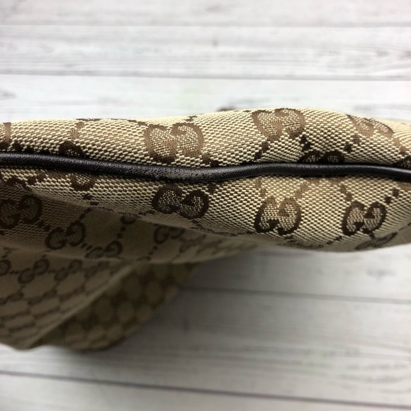 Authentic Gucci Horsebit Hobo Bag Brown Leather - Picture 5 of 8